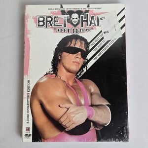 WWE Bret Hart: Hitman 3-Disc Collector's Edition DVD Set, 2005 Vtg, New Sealed